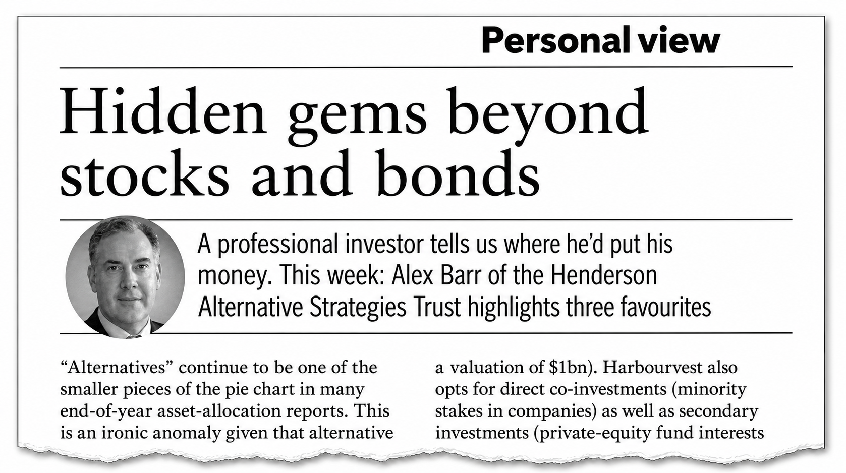 2019 — Hidden gems beyond stocks and bonds